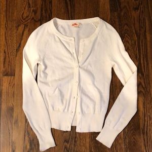 White cardigan from Forever 21